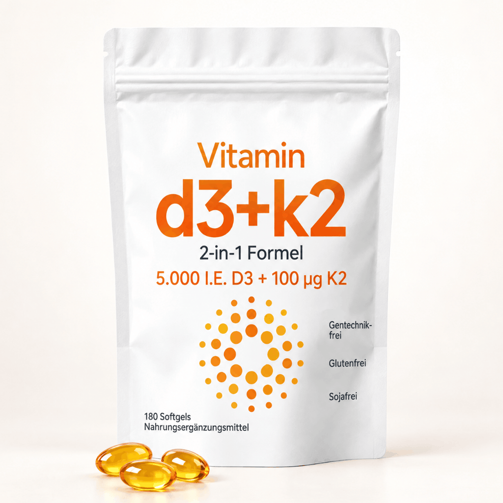 Vitamin D3 + K2 Weichkapseln