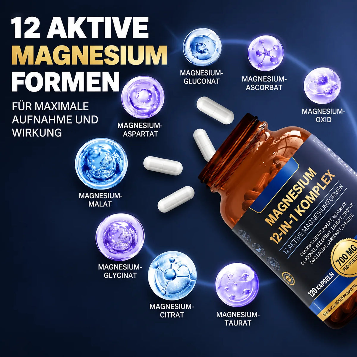 Magnesium 12-in-1 Komplex